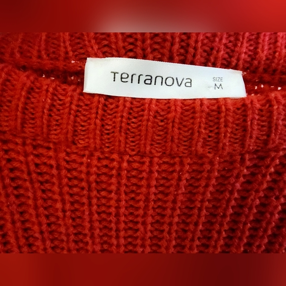 Terranova Red Knitted Sweater - Picture 4 of 4